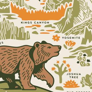 California National Parks Sticker