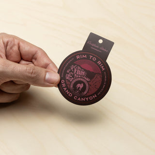 Rim to Rim Certificate Sticker