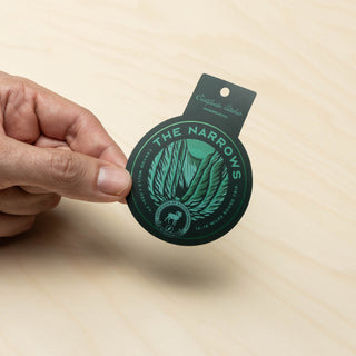 The Narrows Certificate Sticker