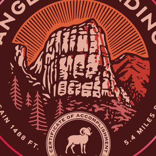 Angels Landing Certificate Sticker