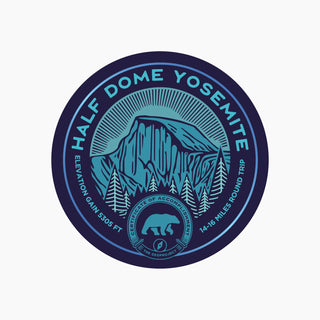Half Dome Certificate Sticker