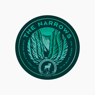 The Narrows Certificate Sticker