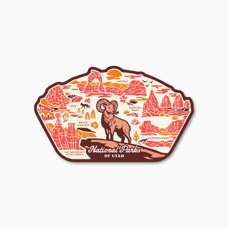 Utah National Parks Sticker