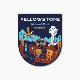 Yellowstone National Park Sticker