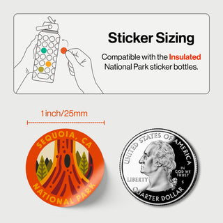 National Park Sticker Pack - For Insulated Bottle