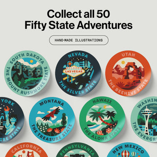 Fifty States Sticker Pack | Insulated Bottle