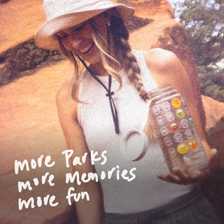 National Park Sticker Bottle | Nalgene - Coal