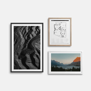 Arizona State Parks Map Checklist Poster