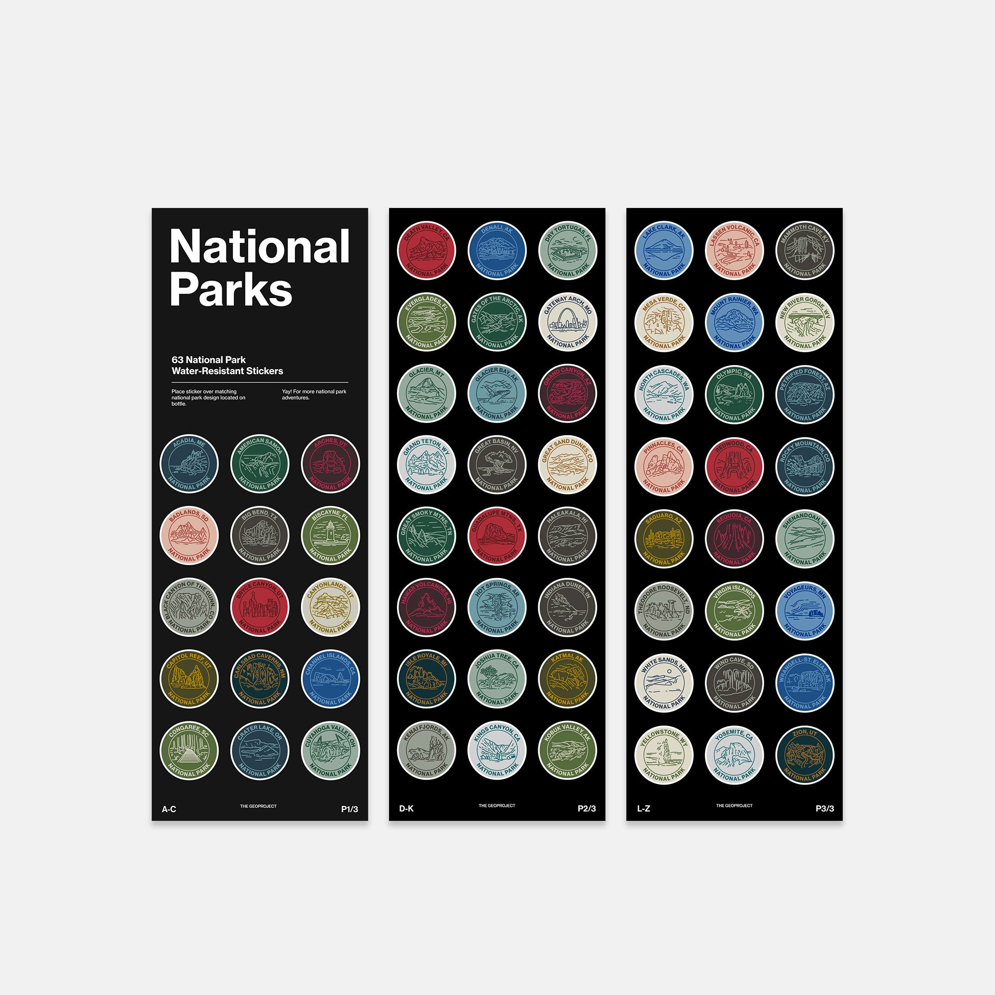 National Park Sticker Pack